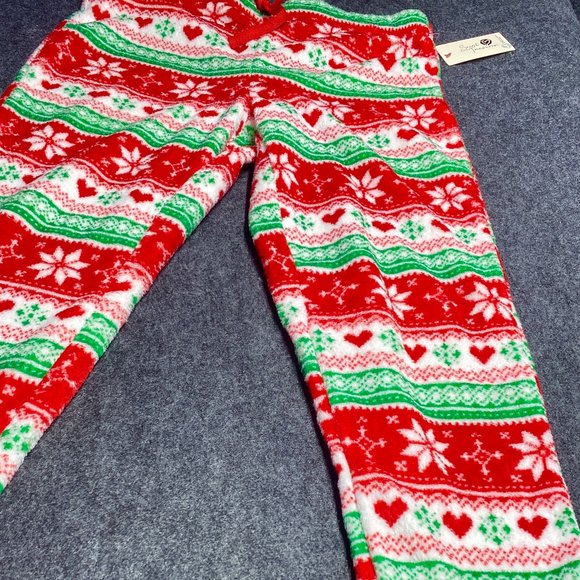 Secret Treasures Red Holiday Soft Plush Pant Sleepwear Size S/CH (4-6) - Picture 4 of 4